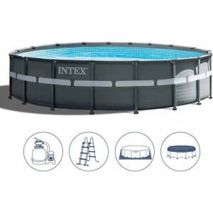 Intex Басейн INTEX Ultra Frame 549x132 см с пясъчен филтър