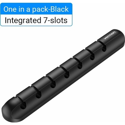 Vention KBSB0 organizér kabelů Univerzální Držák na kabely Černá 1 ks – Zboží Mobilmania