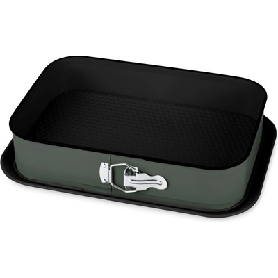 Berlingerhaus Forma na dort hranatá s titanovým povrchem 39x27cm Matt Green Collection BH-7942