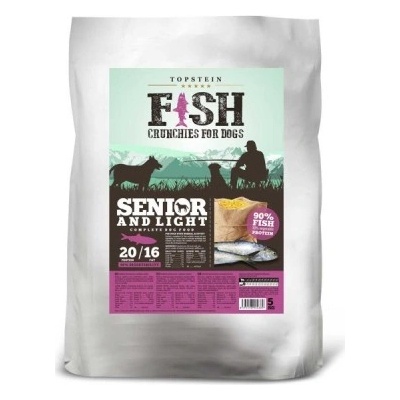 Topstein Fish Crunchies for dogs Senior and Light 5 kg
