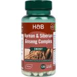 Holland & Barrett Korean & Siberian Ginseng Complex [120 капсули]