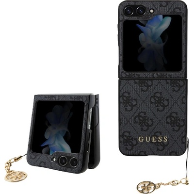 GUESS Калъф Guess - 4G Charms, Galaxy Z Flip 5, сив (3666339171964)