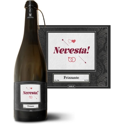 Sablio Nevěsta Prosecco biele suché šumivé víno 10,5 % 0,75 l (holá fľaša)