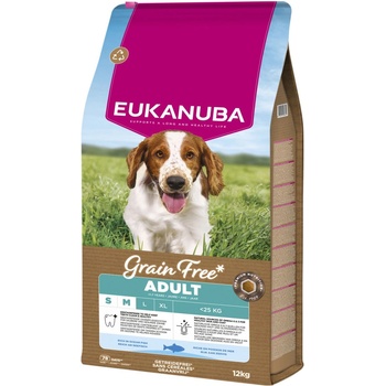 EUKANUBA Adult Small & Medium Grain Free 12кг