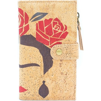 Image 1 of Дамско портмоне от корк - Frida Kohlo ver2
