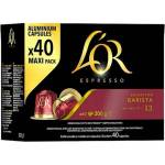  40 бр. кафе капсули L' OR Espresso BARISTA съвместими с кафемашини NESPRESSO