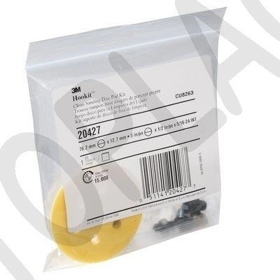 3M unašeč D75 mm k pistolové brusce (renovace světel) - 20427