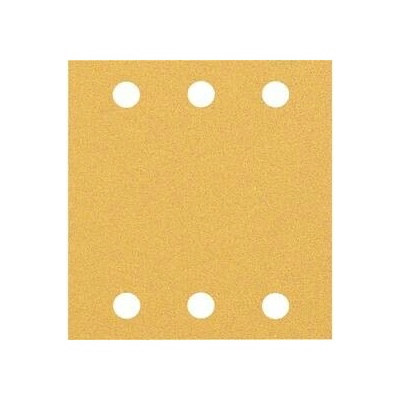 BOSCH Brúsny papier EXPERT C470 so 6 otvormi, 115 x 107 mm, zrnitosť 80, 10 ks 2608900892