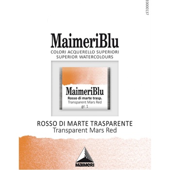 Maimeri Blu Акварелна боя Transparent Mars Red 250 1, 5 ml 1 бр (M1607250)