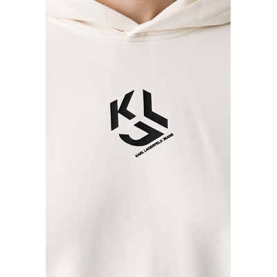 Karl Lagerfeld Jeans суичър с качулка дамски с памук (B3W20013)