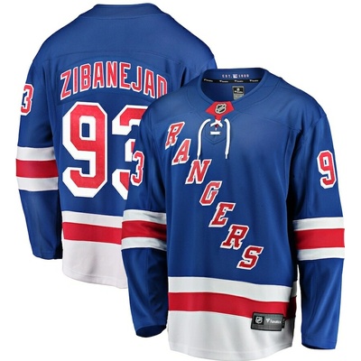Fanatics Branded New York Rangers #93 Mika Zibanejad Breakaway Home