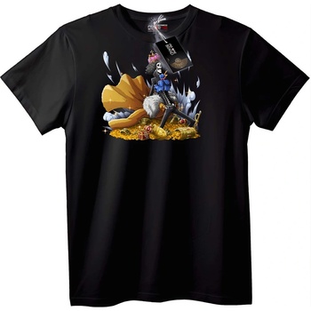 NOONEBRAND Тениска Brook скелет от One Piece - S, Black