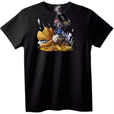 NOONEBRAND Тениска Brook скелет от One Piece - S, Black