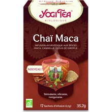 Yogi Tea Maca Chai ajurvédsky bylinný čaj s klinčekmi a škoricou 17 x 2,1 g