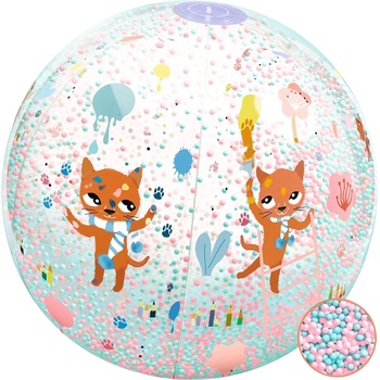Djeco Надуваема топка Djeco - Котета, 35 cm (DJ00177)
