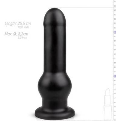 BUTTR Tactical I černé dildo s přísavkou