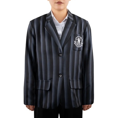 NNM унисекс блейзър wednesday - nevermore academy black - cr1570