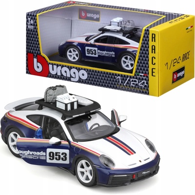 Bburago Racing Porsche 911 Dakar Modrá 953 Roughroads 1:24