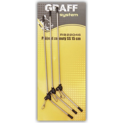 Graff System Prujezd zahnutý SS 15cm 3ks