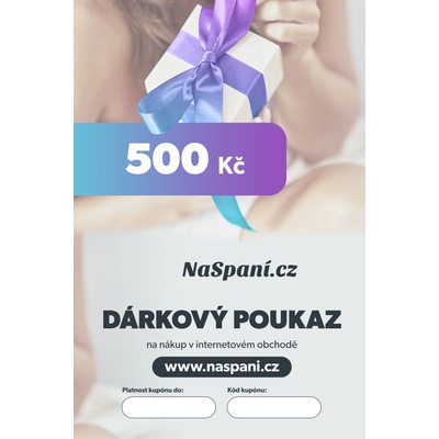 Dárkový poukaz na nákup zboží v hodnotě 500 Kč POUK500 Neutrální Elektronická verze - 500 Kč