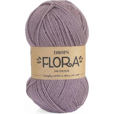 Příze DROPS Flora uni colour 09 - ametyst