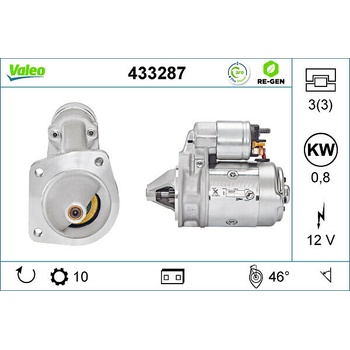Štartér VALEO 433287