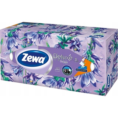 Zewa Soft Strong papírové kapesníčky v krabici 3-vrstvé 90 ks