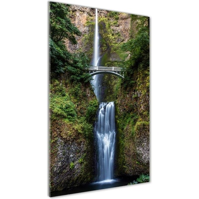 Vertikálny foto obraz sklenený Vodopád 50x100 cm