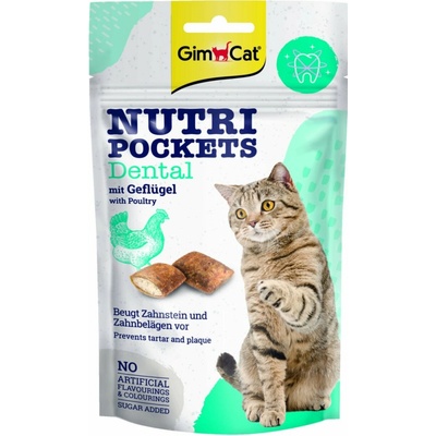 GimCat Nutri Pockets dental hydina 60 g