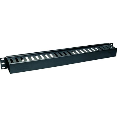 Conneu пластмасов аранжиращ панел с 24 отвора, черен (9-2009101)