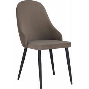 Bogdan Furniture Europe Трапезен стол remis, Светло кафяво/черно
