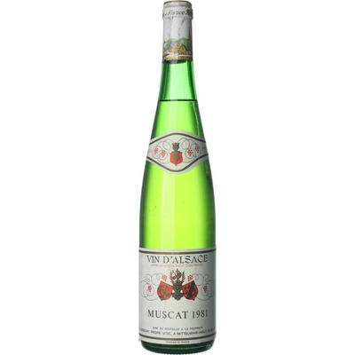 Rene Berschy Muscat suché bílé 1981 0,75 l (holá láhev)
