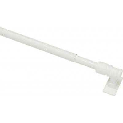 Kavárenská tyčka roztažitelná 12 mm bílá, 85 - 135 cm