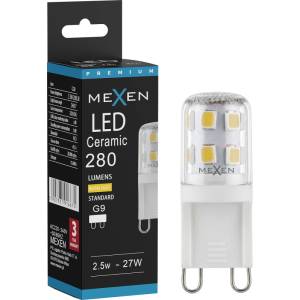 Mexen Aura LED крушка G9, 2.5W, Топло - 3000K, 280 lm - L121-G9-0230-01 (L121-G9-0230-01)