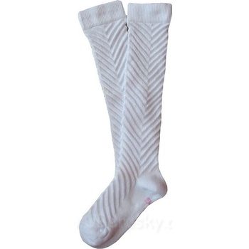 Design socks podkolenky bílé