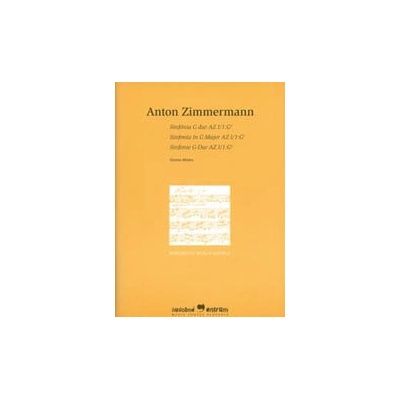 Sinfónia G dur - Pastoritia - Anton Zimmermann