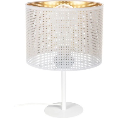 HEXE Настолна лампа ALDO 1xE27/60W/230V бяла (HX0038)