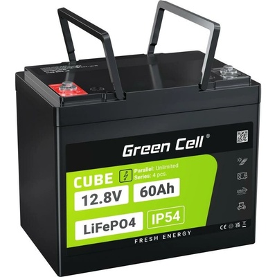 Green Cell Cube LiFePO4 12,8V 60Ah LFPGC12V60AH LITHIUM-GELPHATE BATÉRIA