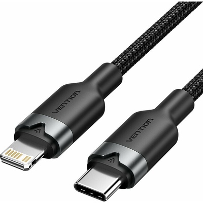 Vention LALBF USB 2.0 Type-A Male to Lightning Male 3A, 1m, černý