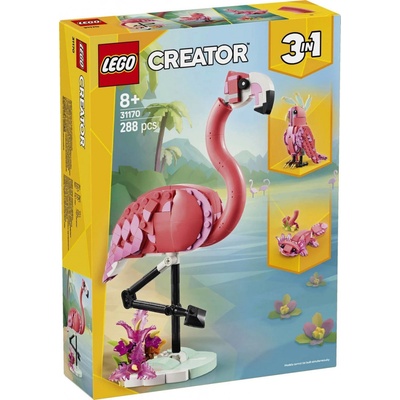 LEGO® Creator 31170 Divoká zvířata: Růžový plameňák