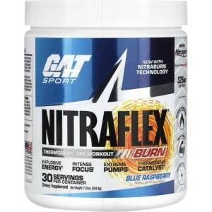 G.A.T. Nitraflex Burn Powder [205 грама] Синя малина
