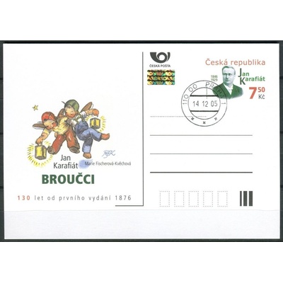 Česká pošta (2005) CDV 100 O - Broučci - Jan Karafiát