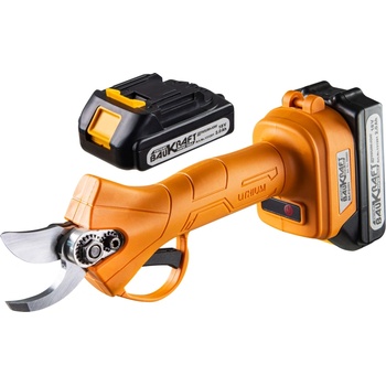 BAUKRAFT Ножица лозарска акум. безчет. 18V 2x2Ah 25mm в куф. BK-PSH03
