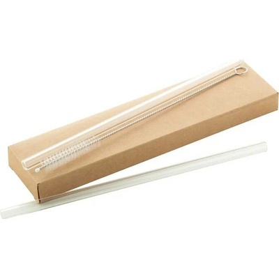 GlasSipAP800435 skleněná brčka průhledná