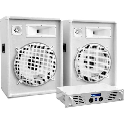 Electronic-Star DJ PA система WHITE STAR серии 'ARCTIC FROST' 1600W тонколона & усилвател комплект (PL-AU-WH-1600-2.0) (PL-AU-WH-1600-2.0)