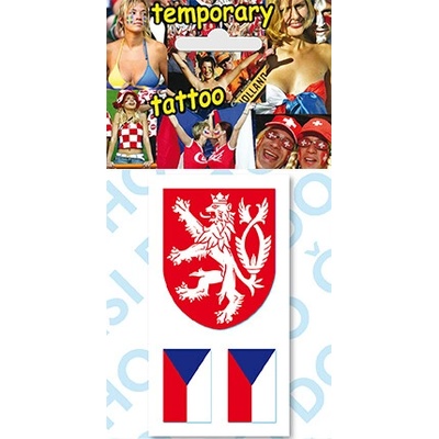 Arch Zlín Tetovací obtisky Státní znak a vlajky ČR