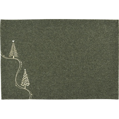 Sander Prestieranie It's Winter dark green 33x49cm