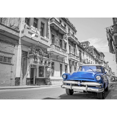 Postershop Fototapeta Havana modré auto rozměry 184x254 cm