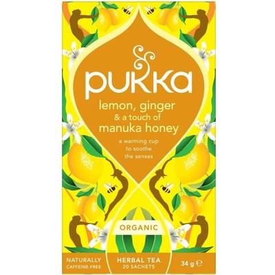 Pukka čaj Citron zázvor manuka 20 s.