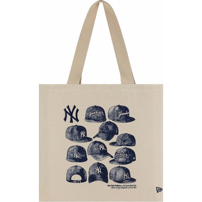 New Era MLB Graphic Heavy Tote Bag NY Yankees Ivory